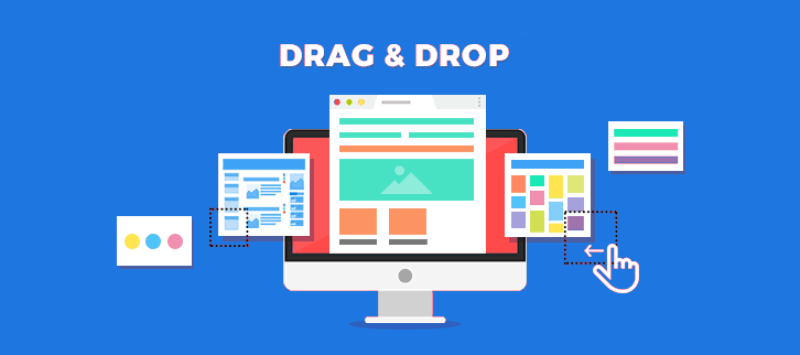 drag-and-drop editor