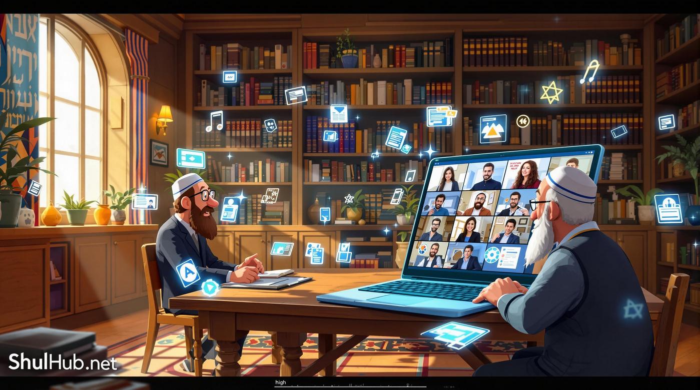 Virtual Torah Study: Leveraging Online Platforms for Jewish Learning for Synagogues