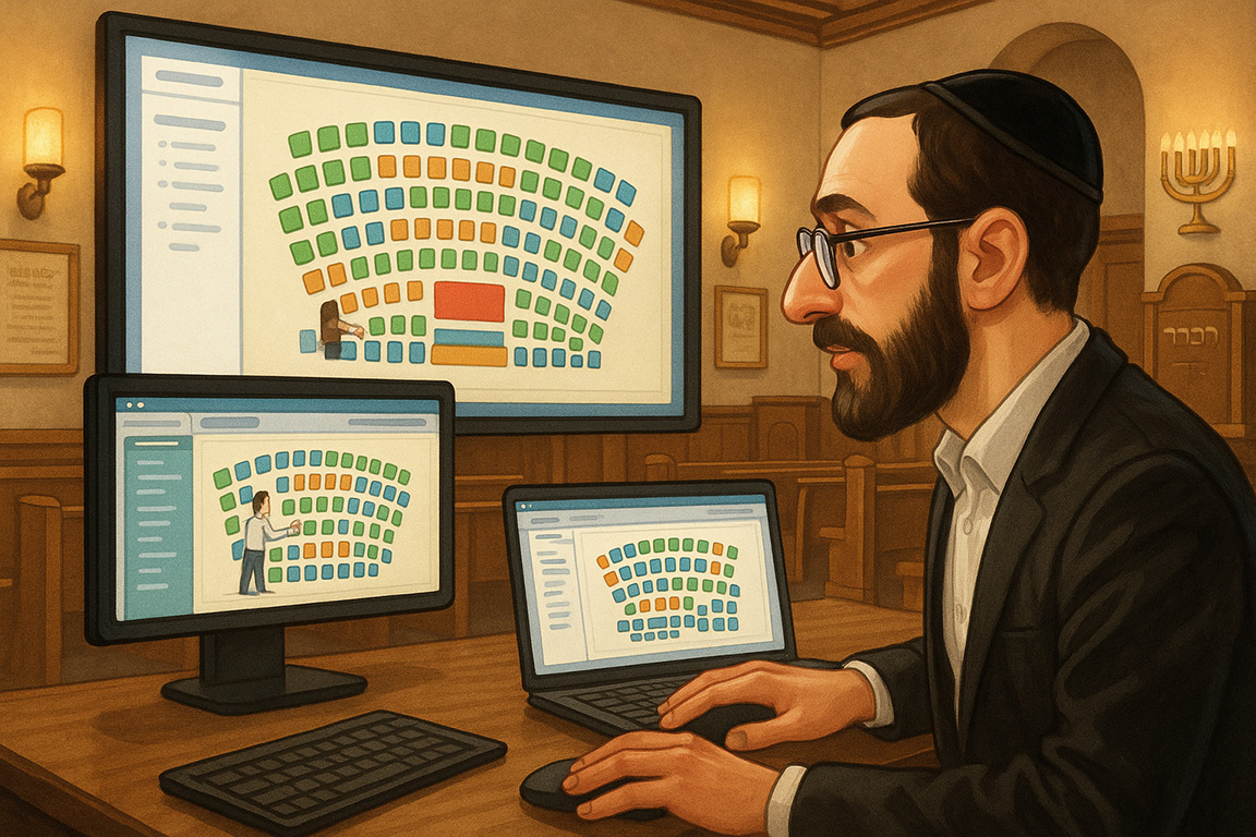 How to Set Up Seating Charts Using Shul Event Software
